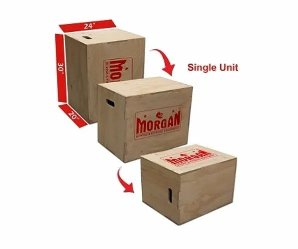 Morgan 3 In 1 Cross Functional Fitness Wooden Box