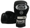 Punch Boxing Gloves - Trophy Getters® - Lace & Lock - Black