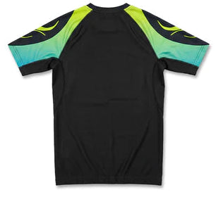 Engage Nebula Short Sleeve Rash Guard - Blue