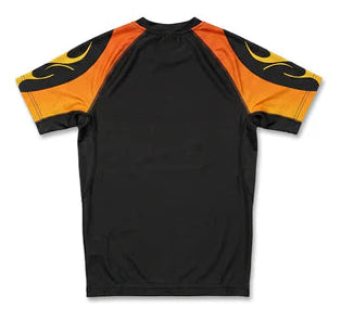 Engage Nebula Short Sleeve Rash Guard - Orange