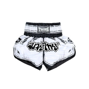 Twins Special Comic Muay Thai Shorts - White