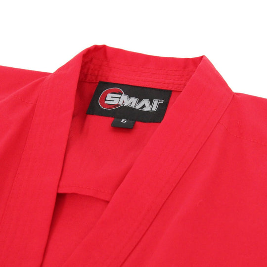 SMAI Karate Uniform - 8oz Student Gi - Red