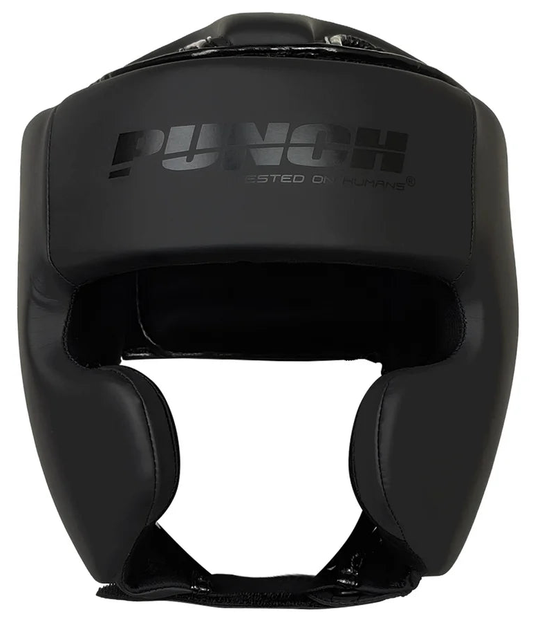 Punch Head Gear - Urban™ - Open Face With Cheeks - OSO - Black