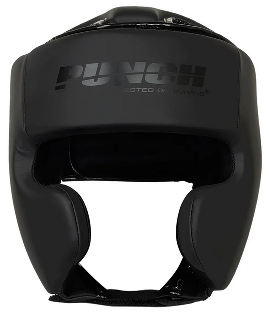 Punch Head Gear - Urban™ - Open Face With Cheeks - OSO - Black