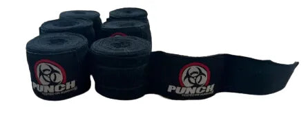 Punch Hand Wraps - Urban™ 4.5m - 3 Set - Black