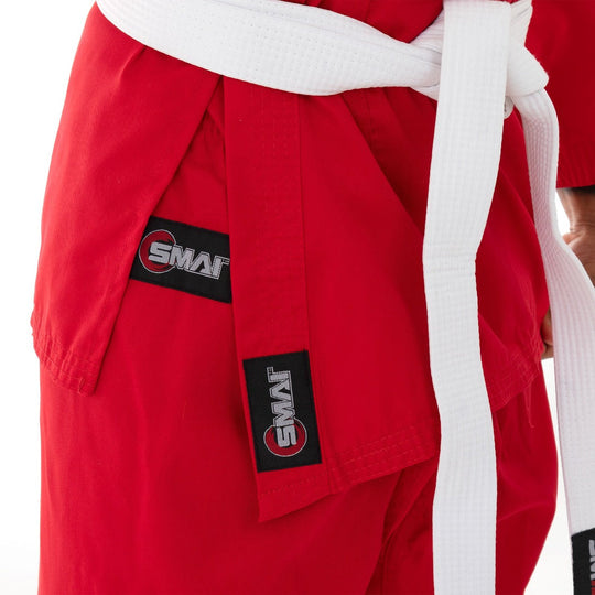 SMAI Karate Uniform - 8oz Student Gi - Red