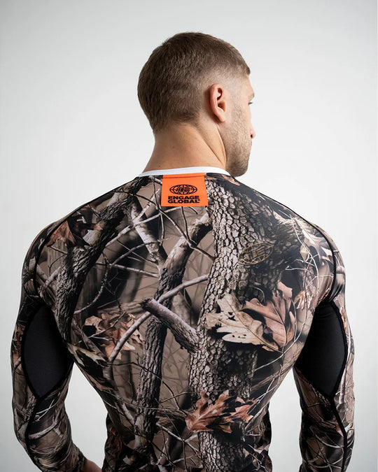 Engage Real Camo Long Sleeve Rash Guard