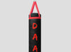 DAAN MMA Leather Boxing Punching Bag - Black/Red