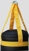 DAAN MMA Leather Boxing Punching Bag - Black/Yellow
