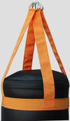 DAAN MMA Leather Boxing Punching Bag - Black/Orange