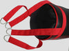DAAN MMA Leather Boxing Punching Bag - Black/Red