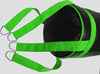 DAAN MMA Leather Boxing Punching Bag - Black/Green