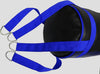 DAAN MMA Leather Boxing Punching Bag - Black/Blue