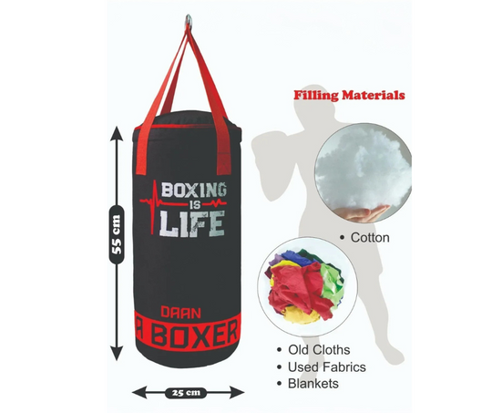 DAAN MAA Kids Punching Bag Set with Free Boxing Gloves