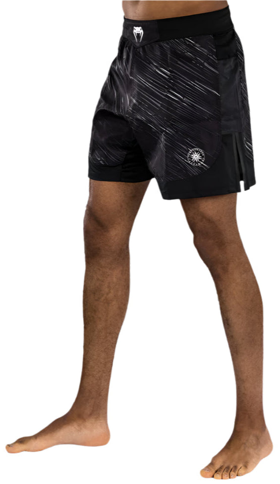 Venum Rapid Fight Shorts - Black/Storm Grey