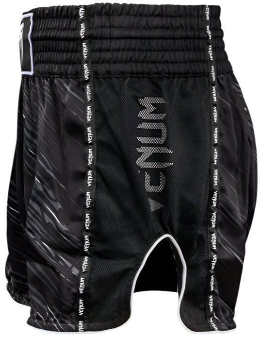 Venum Tectonic Rapid Muay Thai Shorts - Black/Grey/White