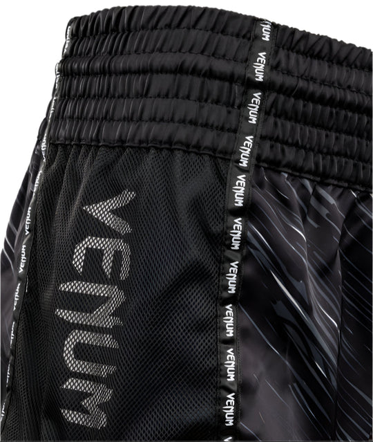 Venum Tectonic Rapid Muay Thai Shorts - Black/Grey/White