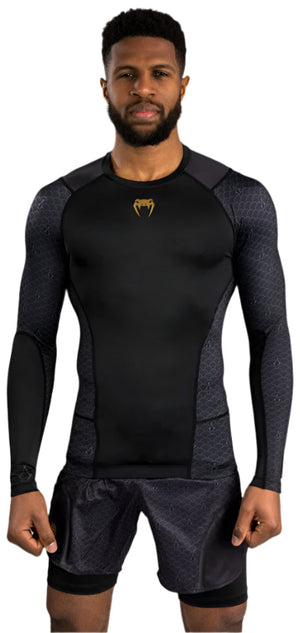 Venum X Assassin's Creed Shadows Rashguard Long Sleeve - Black