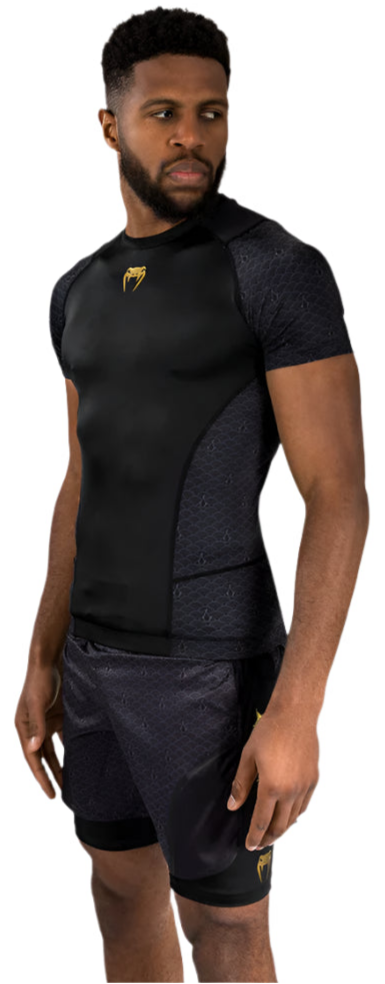 Venum X Assassin's Creed Shadows Rashguard Short Sleeve - Black