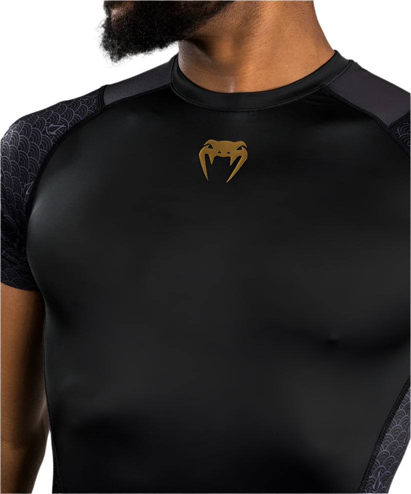 Venum X Assassin's Creed Shadows Rashguard Short Sleeve - Black