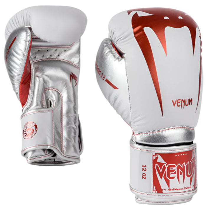 Venum Giant 3.0 Boxing Gloves - Special Edition - Red/Silver