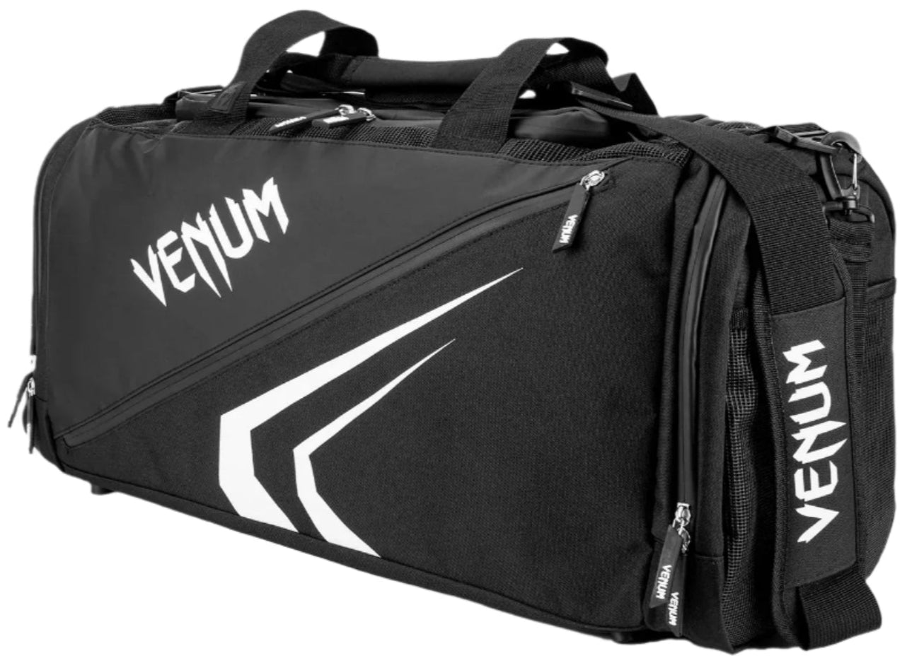 Venum Trainer Lite Evo Sports Bags - Black/White