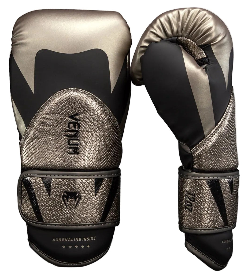 Venum Challenger 4.0 Scales Boxing Gloves - Silver/Black