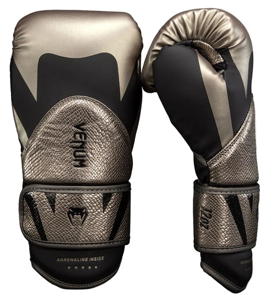 Venum Challenger 4.0 Scales Boxing Gloves - Silver/Black