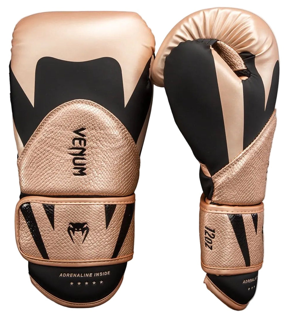 Venum Challenger 4.0 Scales Boxing Gloves - Pearly Pink/Black