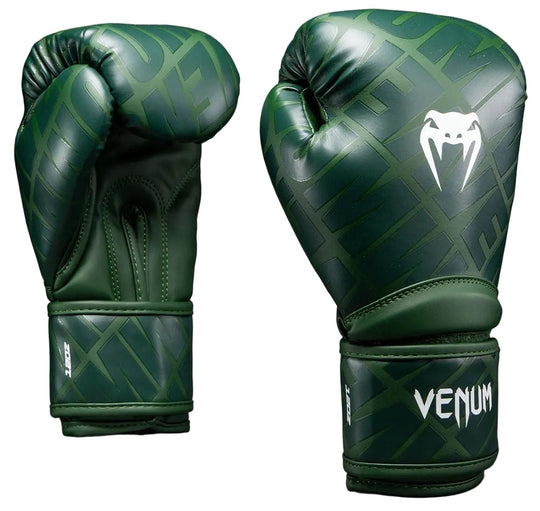 Venum Contender 1.5 XT 3D Boxing Gloves - Forest Green