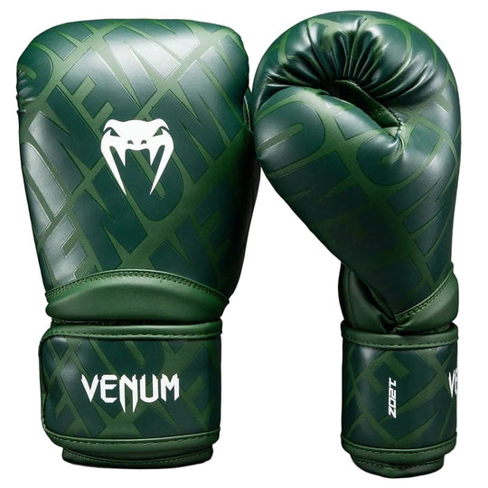 Venum Contender 1.5 XT 3D Boxing Gloves - Forest Green
