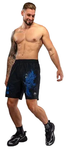Venum Thunder Dragon Training Shorts - Black/Royal Blue