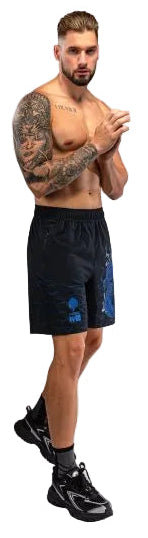 Venum Thunder Dragon Training Shorts - Black/Royal Blue