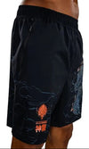 Venum Thunder Dragon Training Shorts - Black/Grey/Copper
