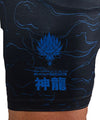 Venum Thunder Dragon Vale Tudo Shorts - Black/Royal Blue
