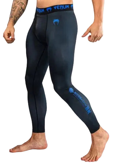 Venum Thunder Dragon Spats - Black/Royal Blue