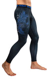 Venum Thunder Dragon Spats - Black/Royal Blue