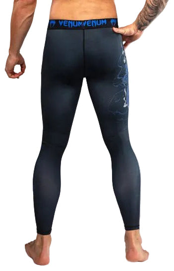 Venum Thunder Dragon Spats - Black/Royal Blue