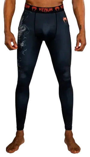 Venum Thunder Dragon Spats - Black/Grey/Copper