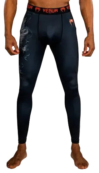 Venum Thunder Dragon Spats - Black/Grey/Copper