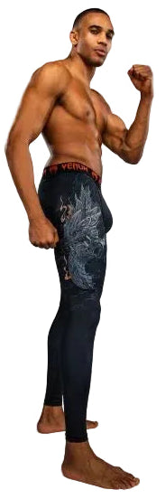 Venum Thunder Dragon Spats - Black/Grey/Copper