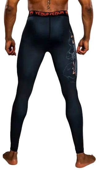 Venum Thunder Dragon Spats - Black/Grey/Copper