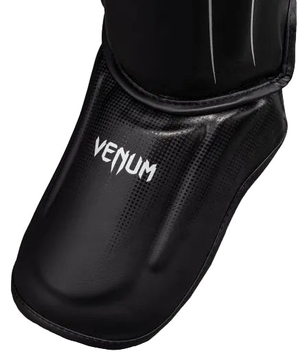 Venum Stealth Shin Guards - Black/White