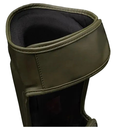 Venum Stealth Shin Guards - Khaki/Dark Green