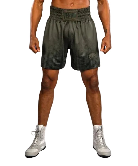 Venum Stealth Boxing Shorts - Khaki/Dark Green