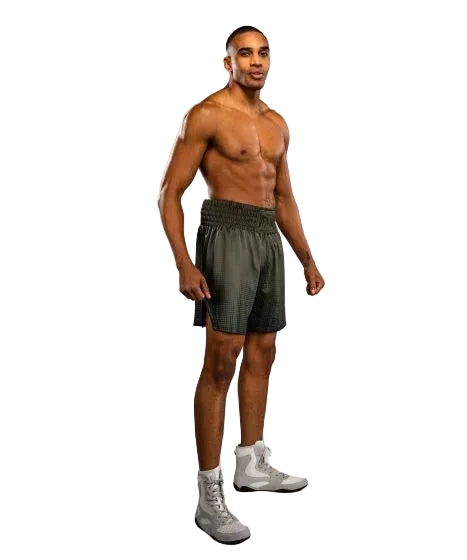 Venum Stealth Boxing Shorts - Khaki/Dark Green