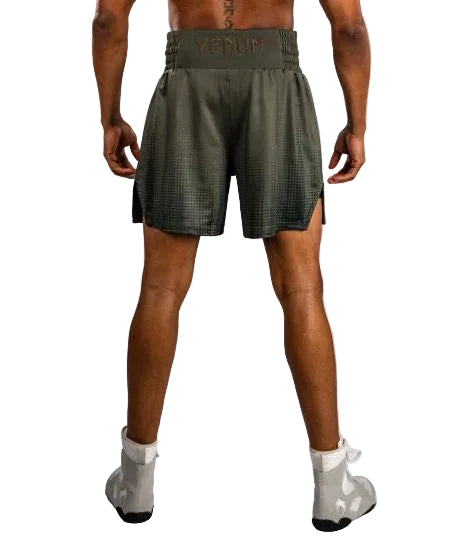 Venum Stealth Boxing Shorts - Khaki/Dark Green