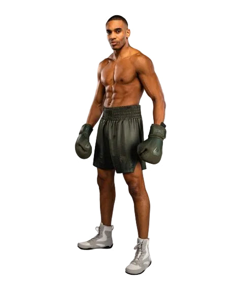 Venum Stealth Boxing Shorts - Khaki/Dark Green