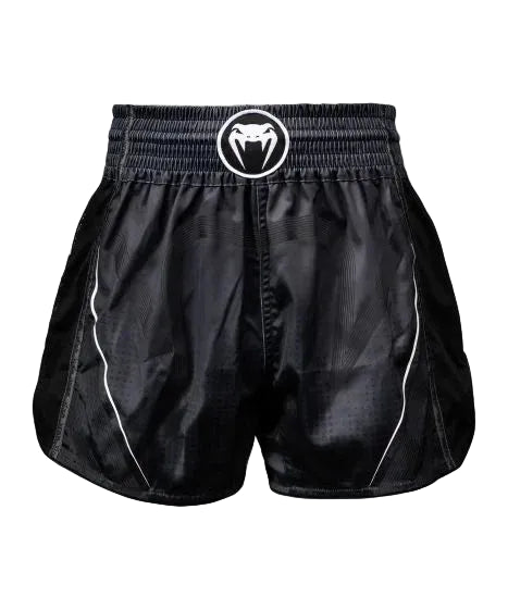 Venum Stealth Muay Thai Shorts - Black/White