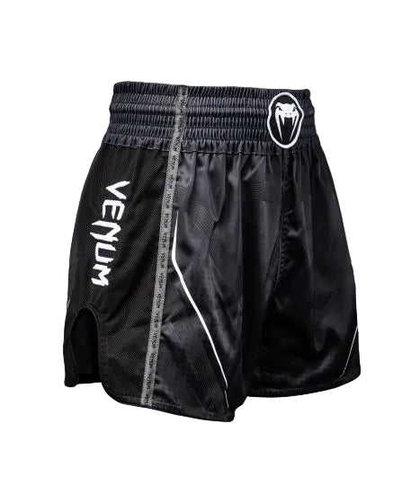 Venum Stealth Muay Thai Shorts - Black/White